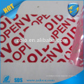 Adhesive Anti-Counterfeit removable environmental Feature and Custom Sticker Usage warranty void if removed label